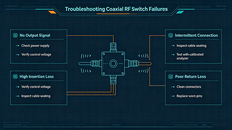 Troubleshooting Coaxial RF Switch Failures
