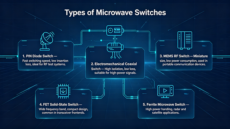 Types of Microwave Switches