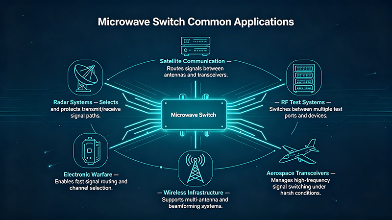 Microwave Switch Common Applications