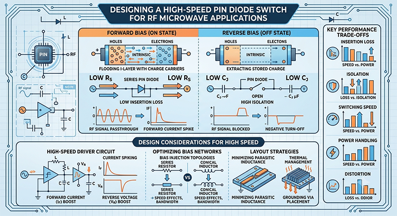 Design a High-Speed PIN Diode Switch for RF Microwave Applications