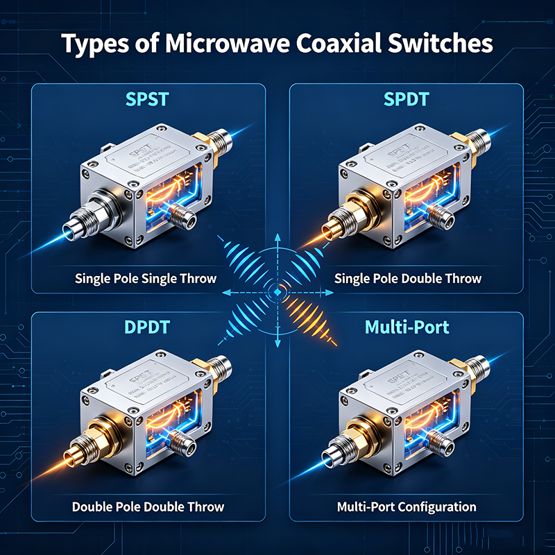 Types of Microwave Coaxial Switches