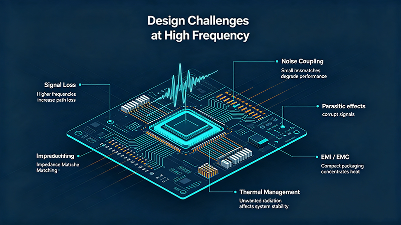 Design Challenges at High Frequency