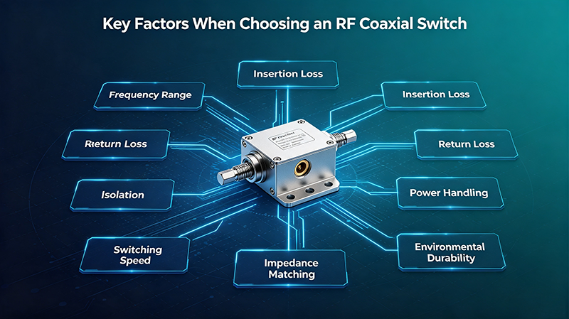 Key Factors When Choosing an RF Coaxial Switch