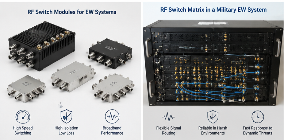 RF Switch Modules for EW Systems