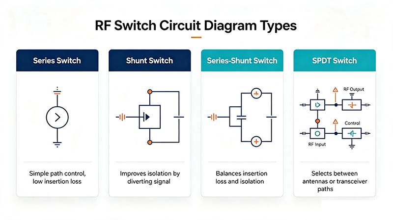 RF Switch Circuit Diagram Types