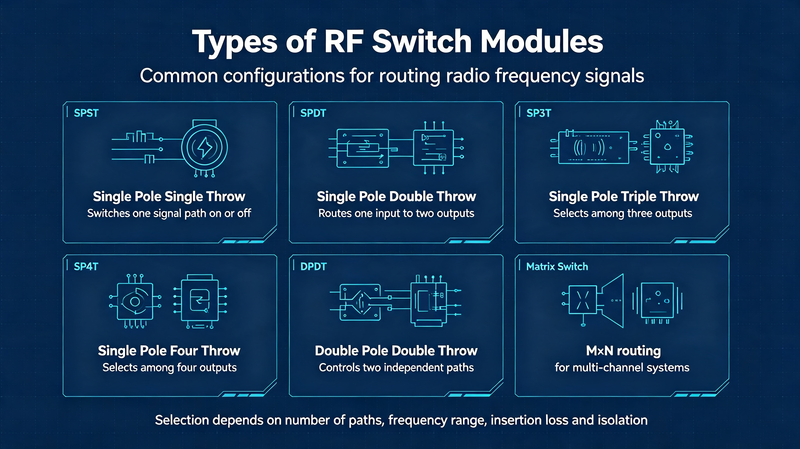 Types of RF Switch Modules