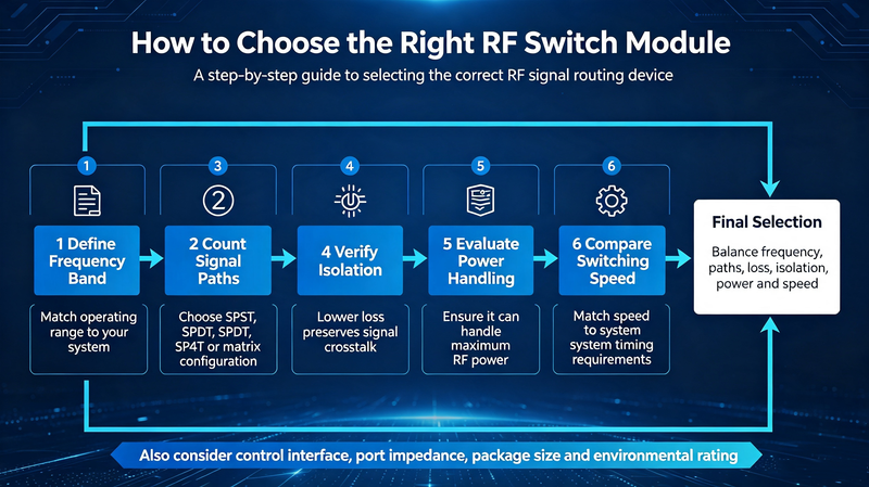 How to Choose the Right RF Switch Module