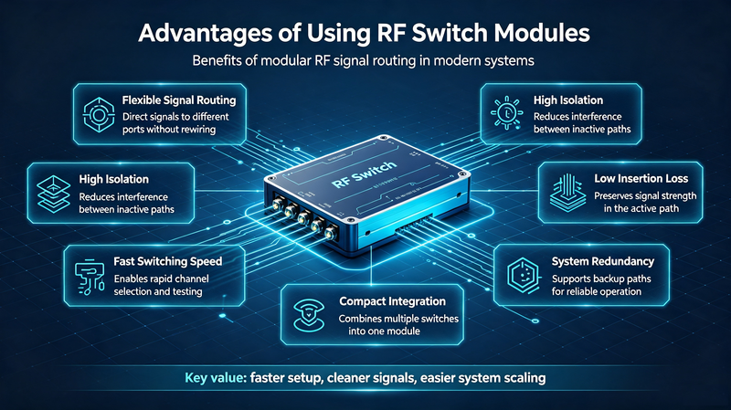 Advantages of Using RF Switch Modules
