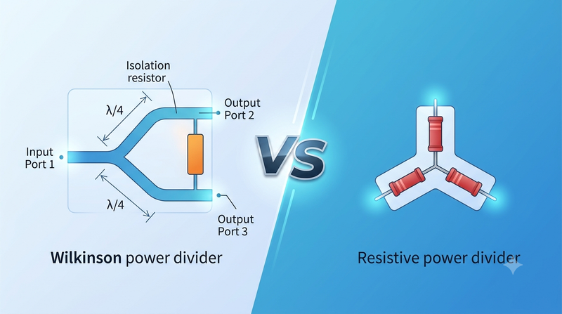 How to Choose the Right RF Power Divider: Wilkinson vs. Resistive