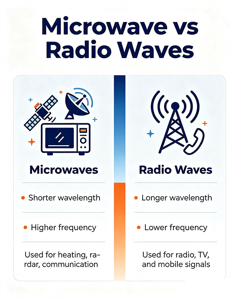 Microwave vs Radio Waves