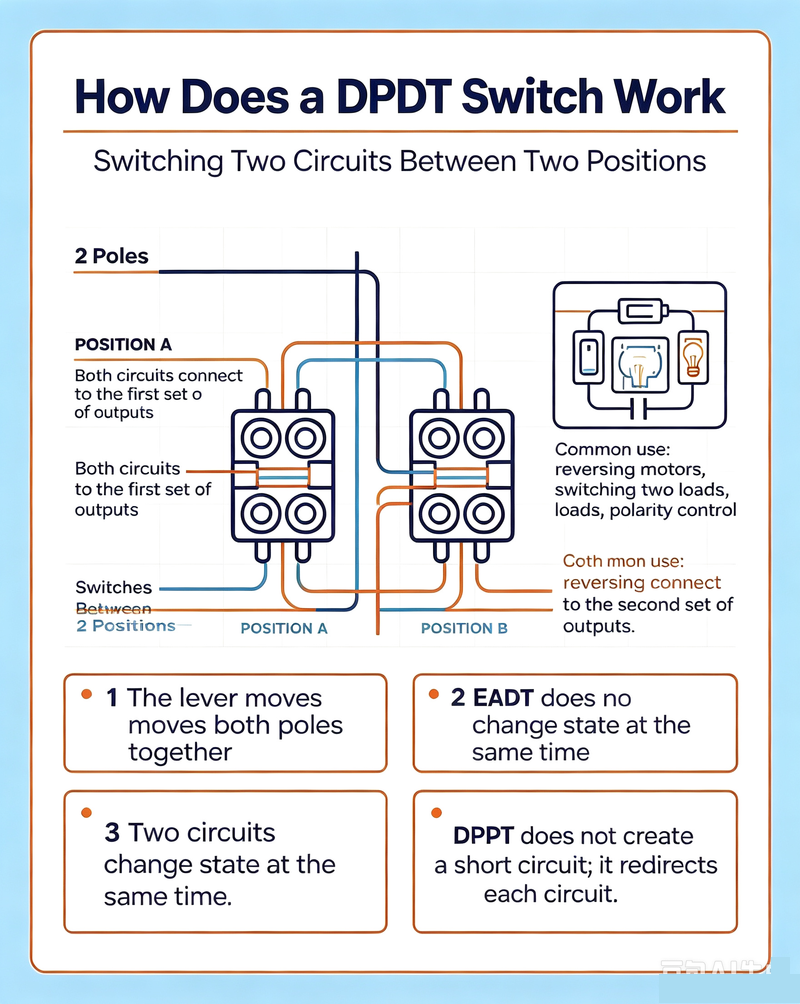 How Does a DPDT Switch Work