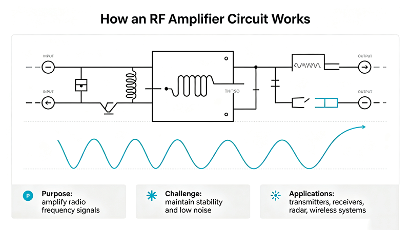 How an RF Amplifier Circuit Works