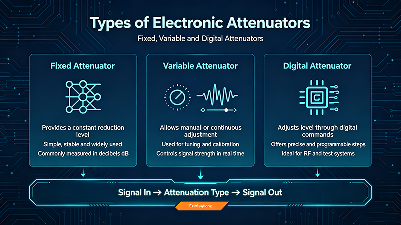 Types of Electronic Attenuators