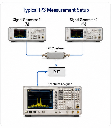 Typical IP3 Measurement Setup
