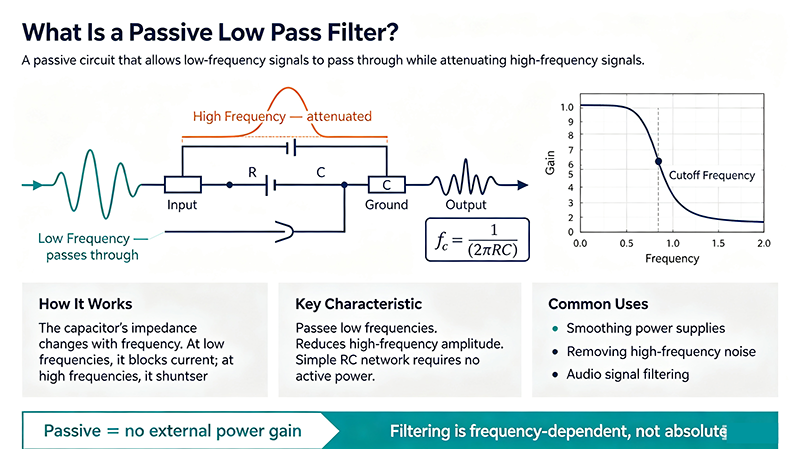 What Is a Passive Low Pass Filter