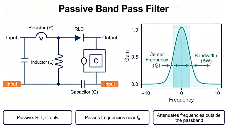 What Is a Passive Band Pass Filter
